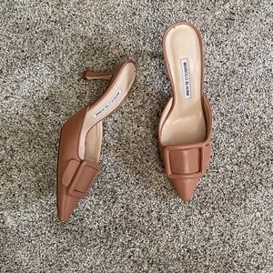 Manolo Blahnik Maysale Mules